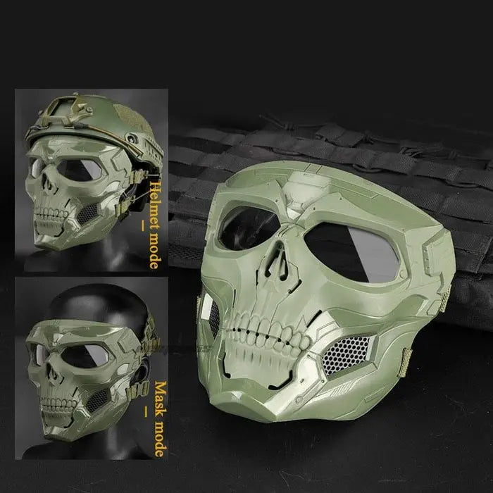 Totenkopf-Gesichtsmaske – Atmungsaktive Schutzausrüstung für Airsoft und Paintball Mivoza Deutschland