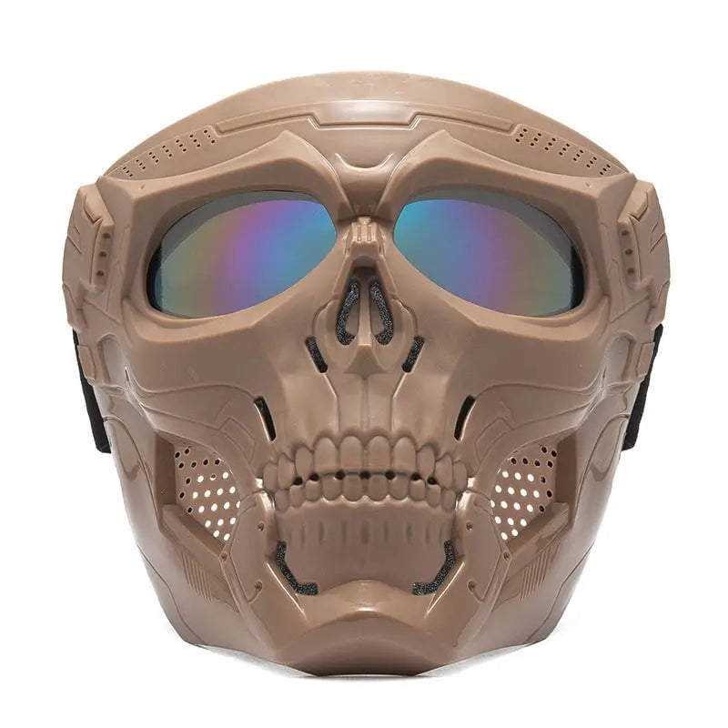 Totenkopf-Gesichtsmaske – Atmungsaktive Schutzausrüstung für Airsoft und Paintball Mivoza Deutschland