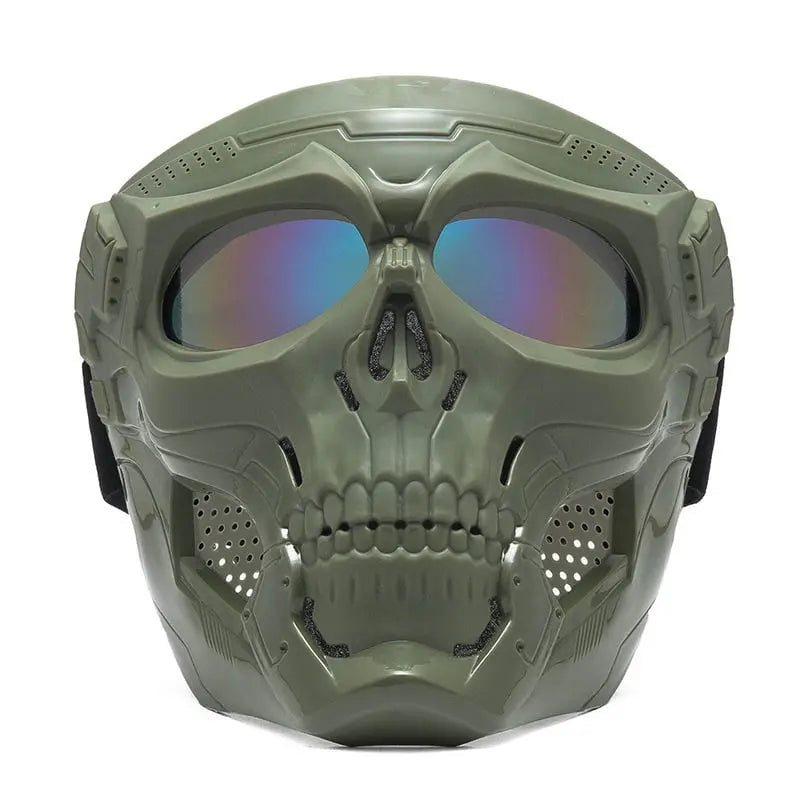 Totenkopf-Gesichtsmaske – Atmungsaktive Schutzausrüstung für Airsoft und Paintball Mivoza Deutschland