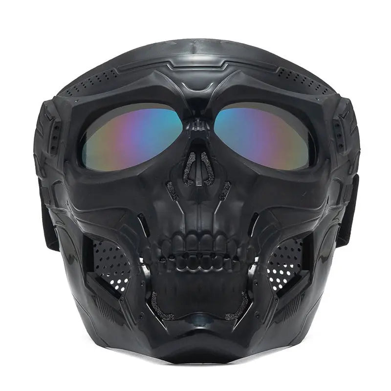 Totenkopf-Gesichtsmaske – Atmungsaktive Schutzausrüstung für Airsoft und Paintball Mivoza Deutschland