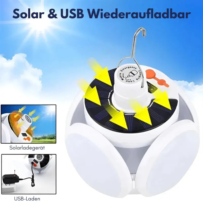 Tragbare, wiederaufladbare USB-LED-Lampe Mivoza Deutschland