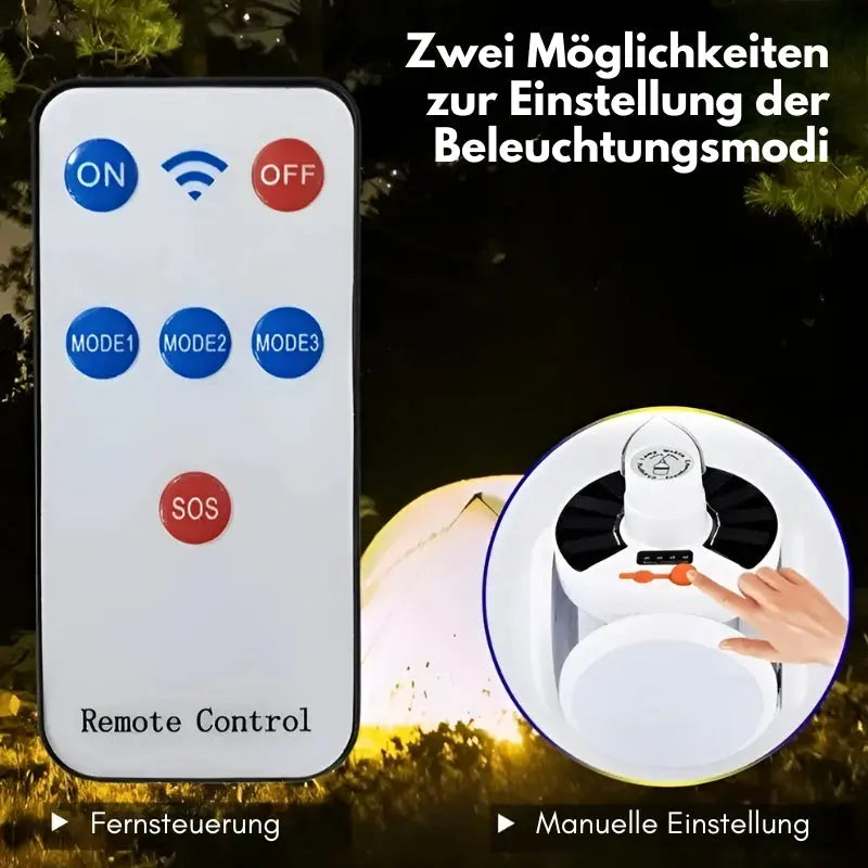 Tragbare, wiederaufladbare USB-LED-Lampe Mivoza Deutschland