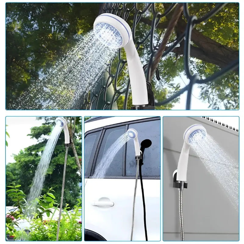 Tragbares Camping-Duschset mit USB-Ladestation Mivoza Deutschland