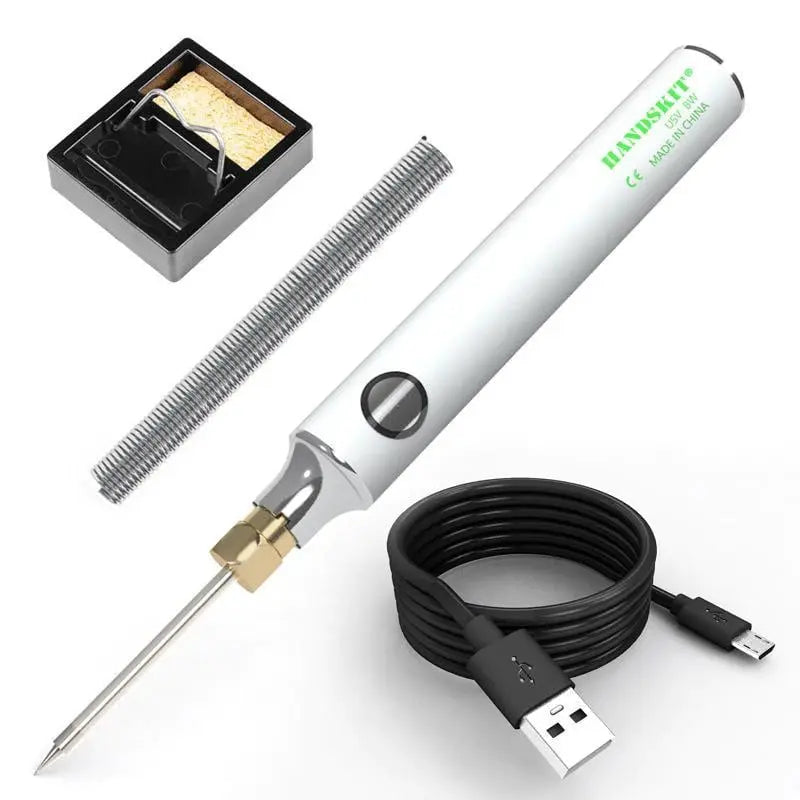 USB-Elektrischer Lötkolben – Tragbares Set mit Temperaturregelung Mivoza Deutschland