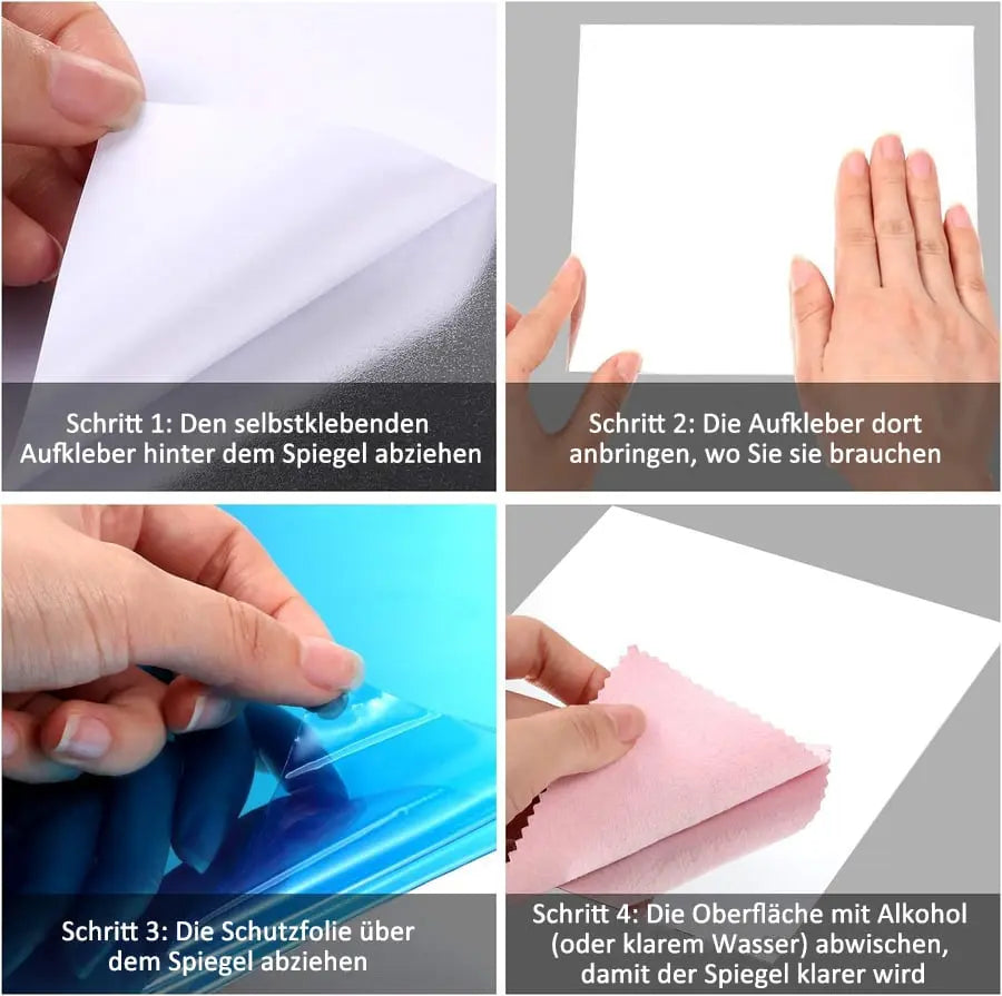 Ein Spiegel, der nicht zerbricht – selbstklebende Spiegelfolien🥰❤️ Zorenza