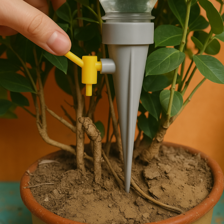 4 Stück - Bewässerungsspitzen für Topfpflanzen – Ihr praktischer Gartenhelfer! Mivoza Deutschland