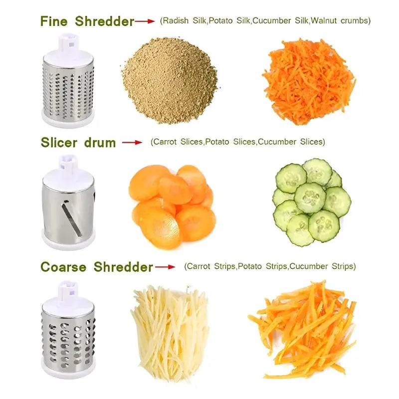 VeggieTrinity™ Schneiden, schreddern und mahlen wie ein Profi! Mivoza Deutschland