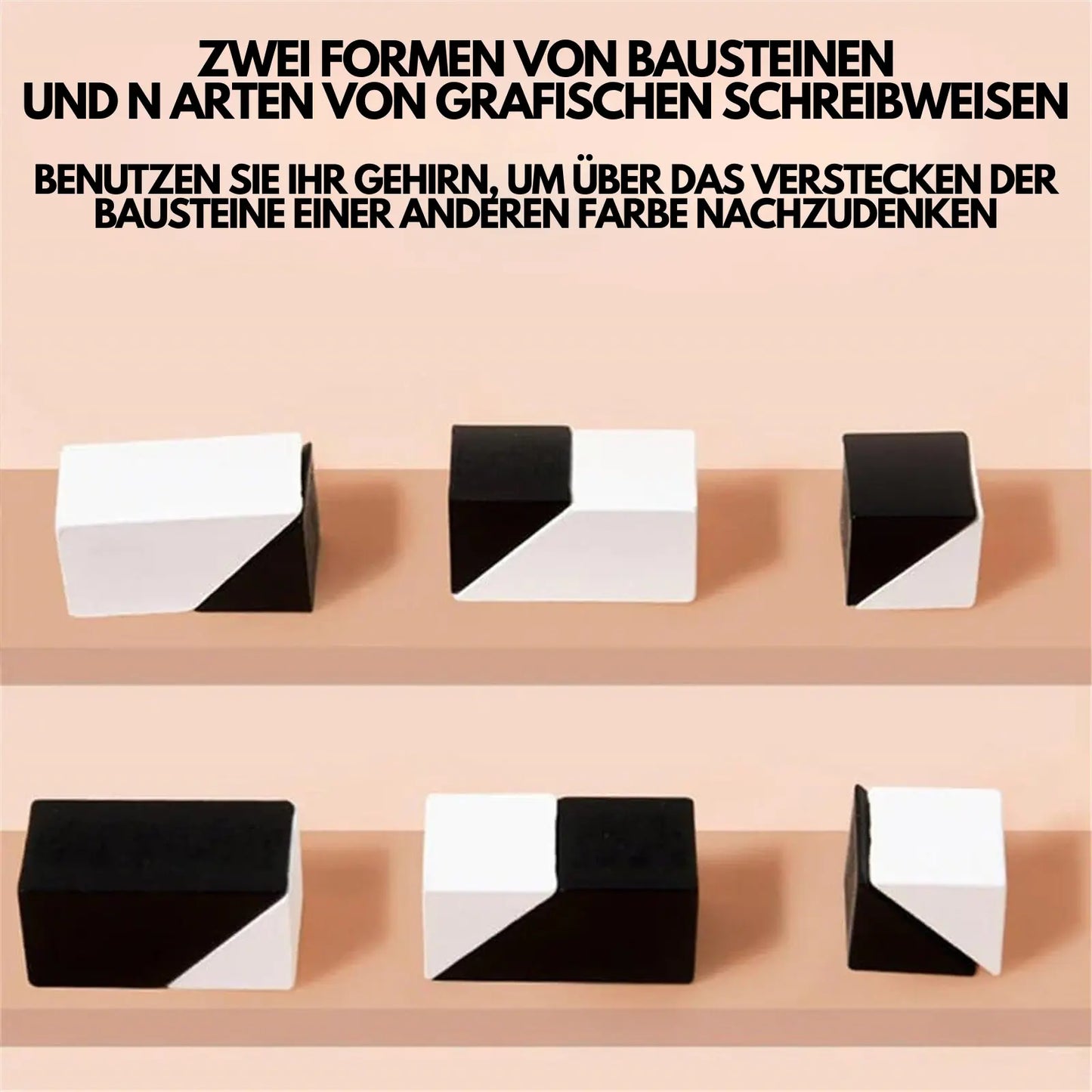 Versteckte Bauklötze Puzzle Mivoza Deutschland