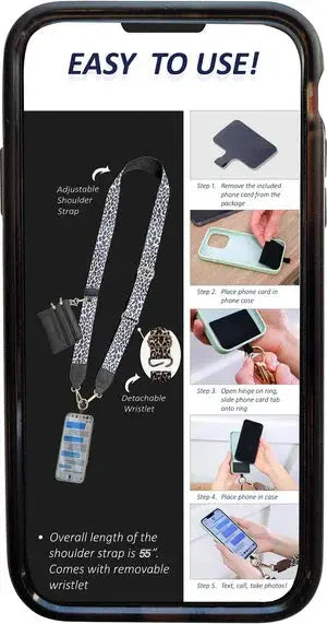 Vielseitiger Handy-Gurt mit Kartenfach und Aufbewahrungstasche Mivoza Deutschland