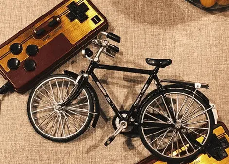 Vintage Modellfahrrad aus Legierung – DIY Miniatur Dekorationsset Mivoza Deutschland