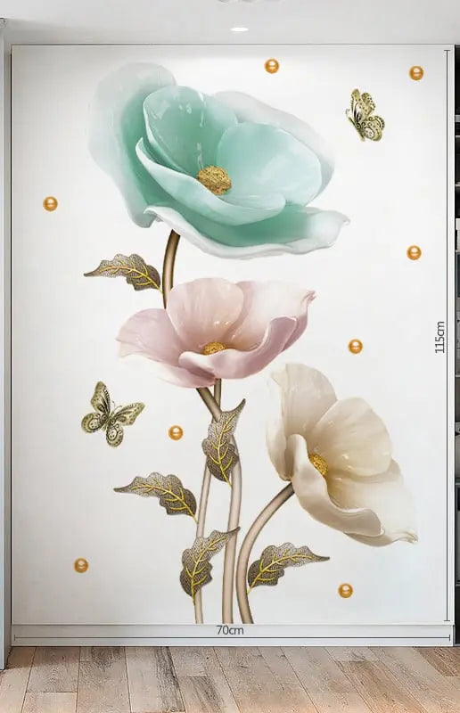 Wanddeko mit Blumenmotiv – Für frische & stilvolle Raumgestaltung Mivoza Deutschland