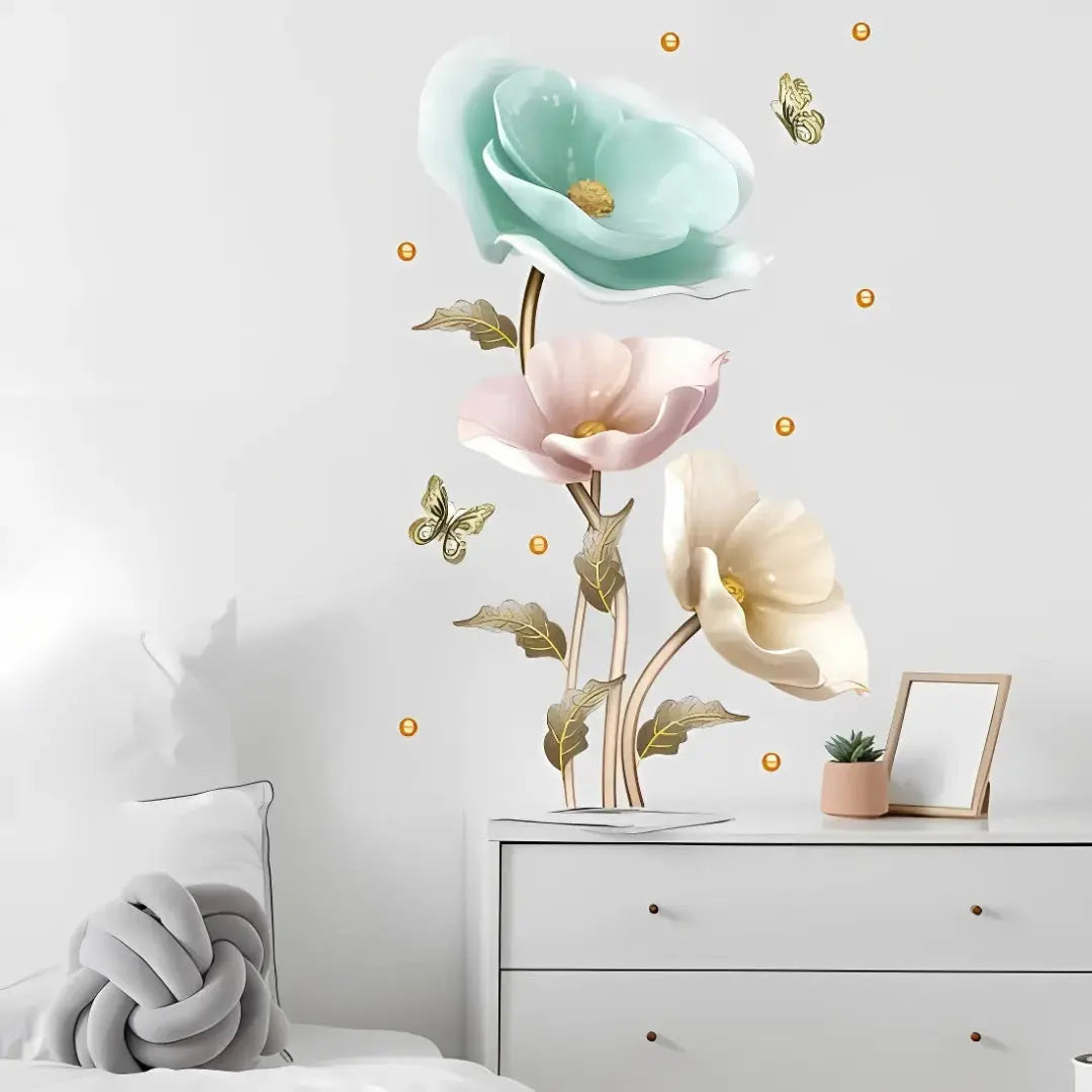 Wanddeko mit Blumenmotiv – Für frische & stilvolle Raumgestaltung Mivoza Deutschland