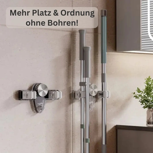 Wandhalter für Besen & Wischer – Endlich Ordnung im Putzschrank Mivoza Deutschland