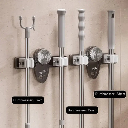 Wandhalter für Besen & Wischer – Endlich Ordnung im Putzschrank Mivoza Deutschland