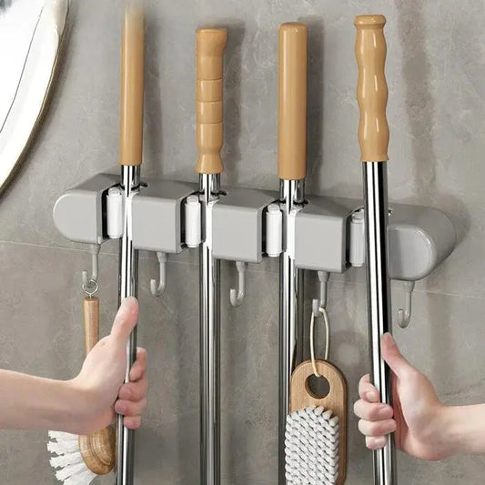 Wandhalterung für Besen, Mopps und Werkzeuge – platzsparend & sicher Mivoza Deutschland