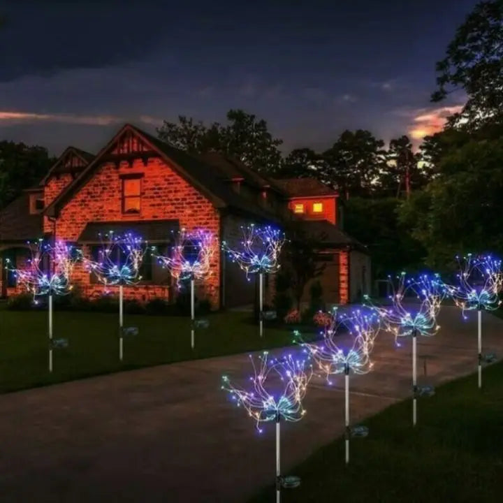 Wasserdichte Solar-Garten-Feuerwerkslampe - 90 LEDs Mivoza Deutschland