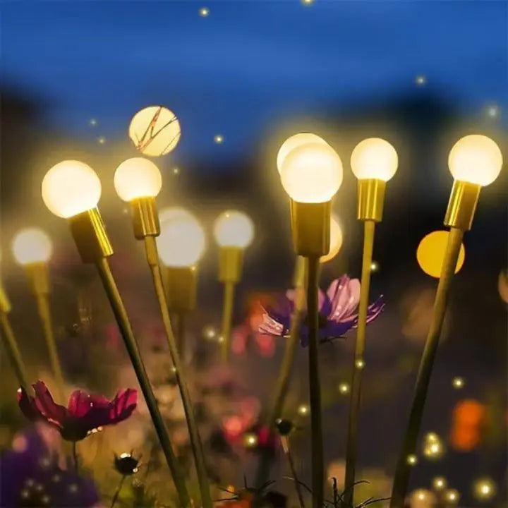 Wasserdichte Solar-Glühwürmchen-Lichter ( 6 LEDS ) Mivoza Deutschland
