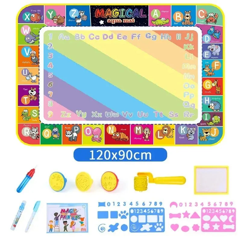 Water Doodle Matte – Kleckserfreie wiederverwendbare Wasser-Zeichenmatte Mivoza Deutschland