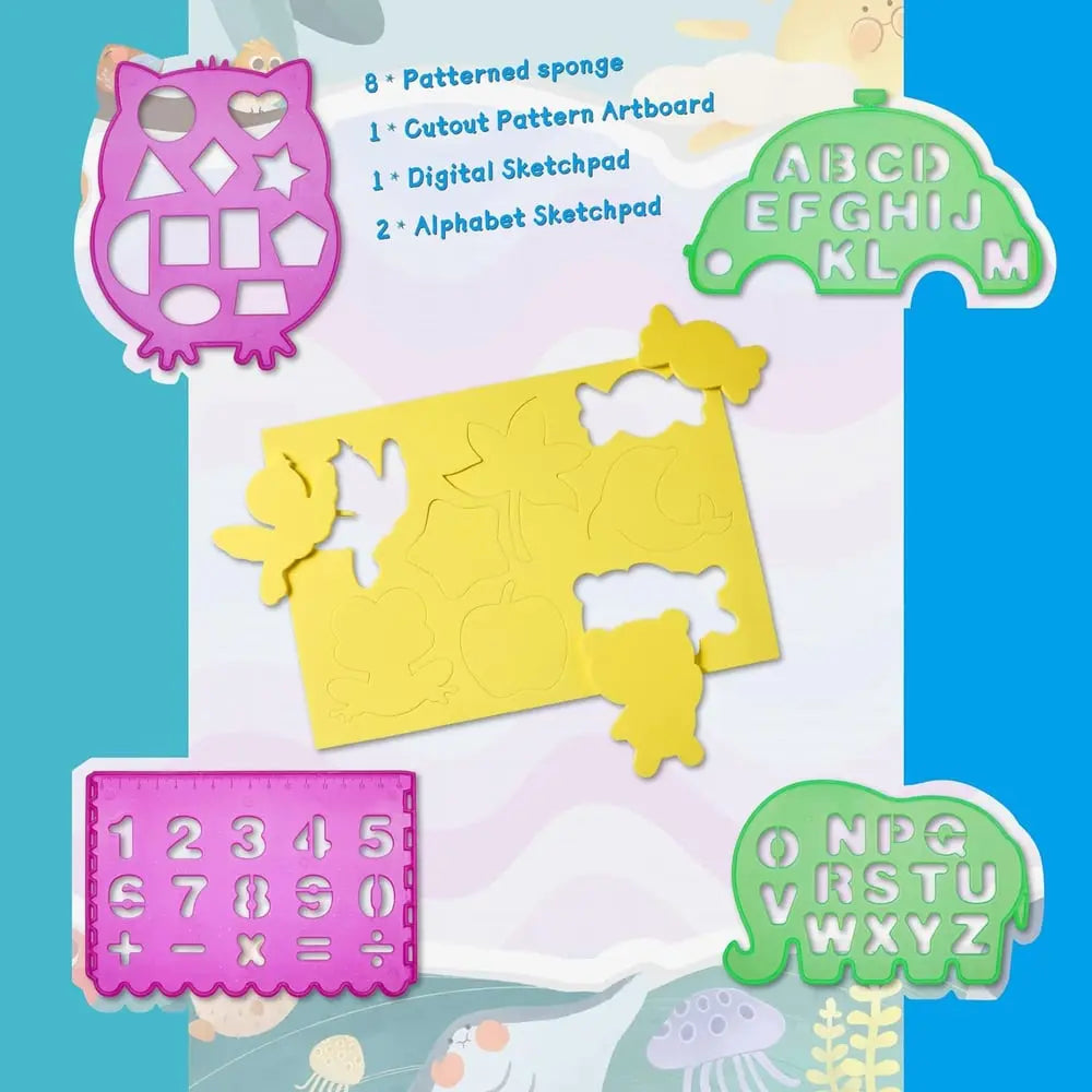 Water Doodle Matte – Kleckserfreie wiederverwendbare Wasser-Zeichenmatte Mivoza Deutschland