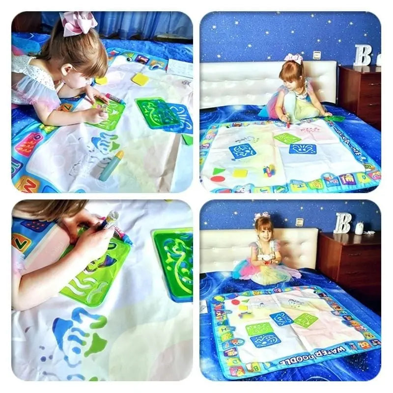 Water Doodle Matte – Kleckserfreie wiederverwendbare Wasser-Zeichenmatte Mivoza Deutschland