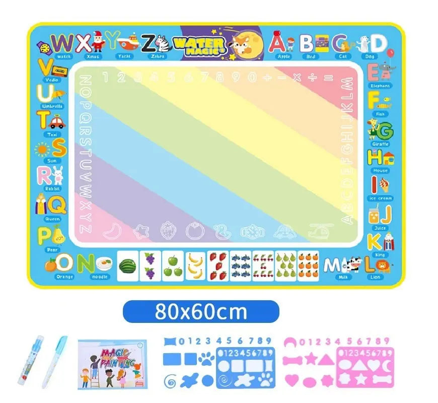 Water Doodle Matte – Kleckserfreie wiederverwendbare Wasser-Zeichenmatte Mivoza Deutschland