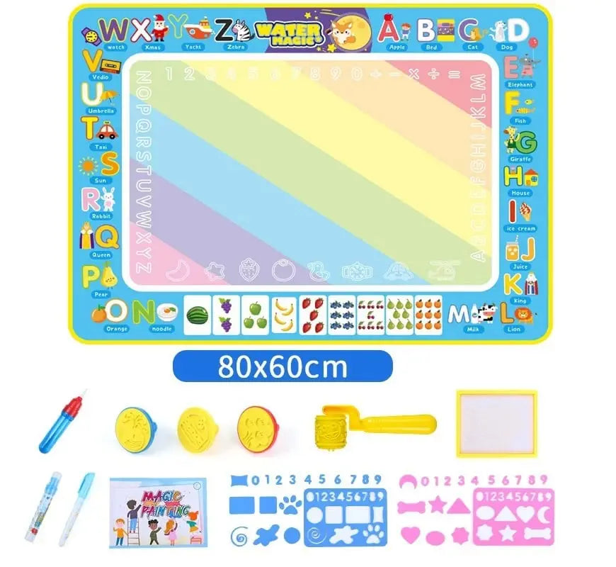 Water Doodle Matte – Kleckserfreie wiederverwendbare Wasser-Zeichenmatte Mivoza Deutschland