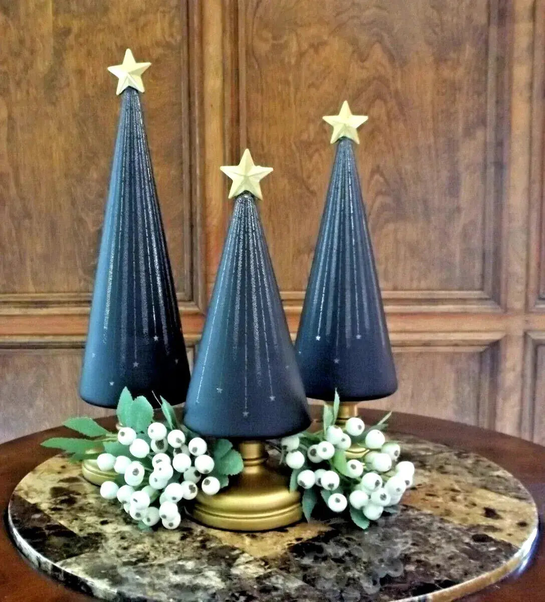 Weihnachtsbaum-Dekorationsset — Sternenlicht für Tisch und Terrasse 3er-Set Mivoza Deutschland