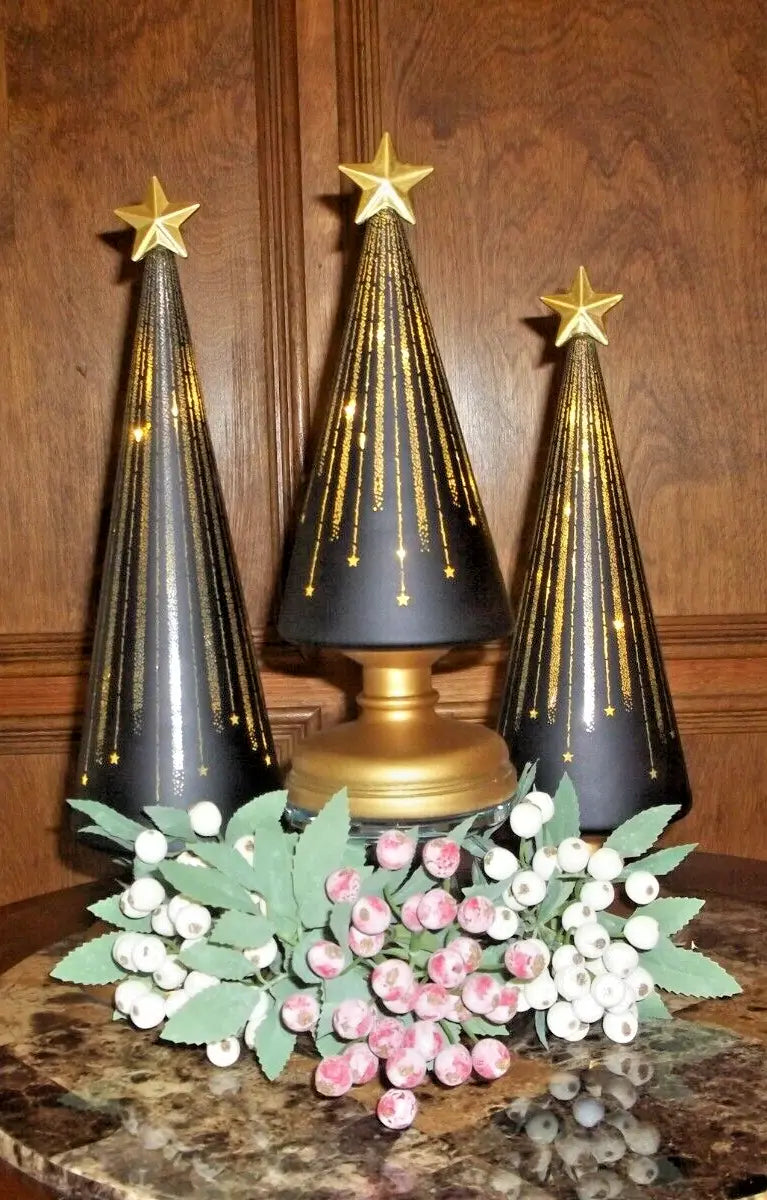 Weihnachtsbaum-Dekorationsset — Sternenlicht für Tisch und Terrasse 3er-Set Mivoza Deutschland