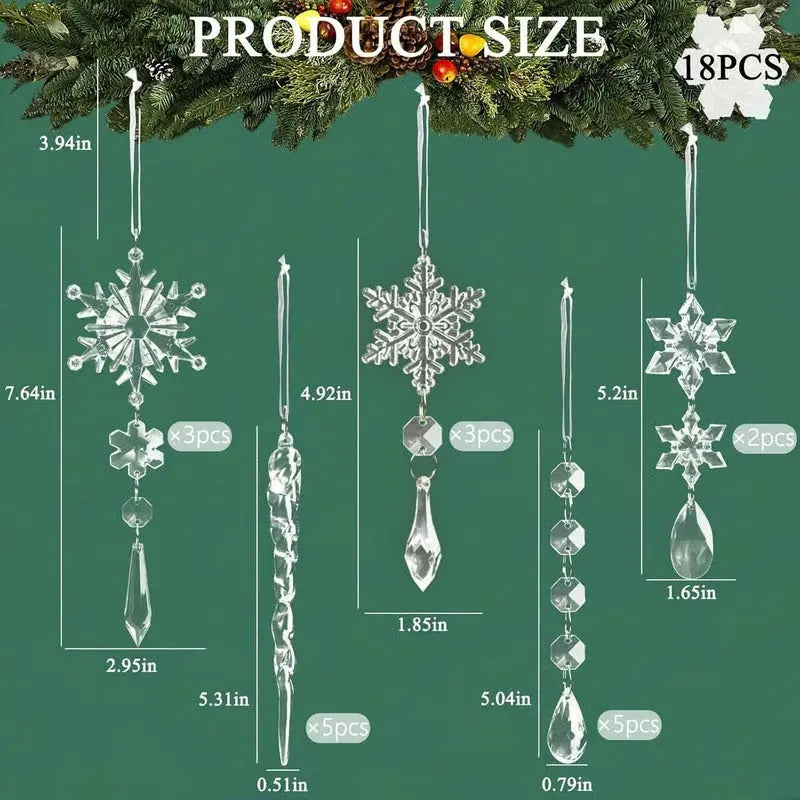Weihnachtsdeko 18er Set — Zeitloser Glanz für Ihren Weihnachtsbaum Mivoza Deutschland