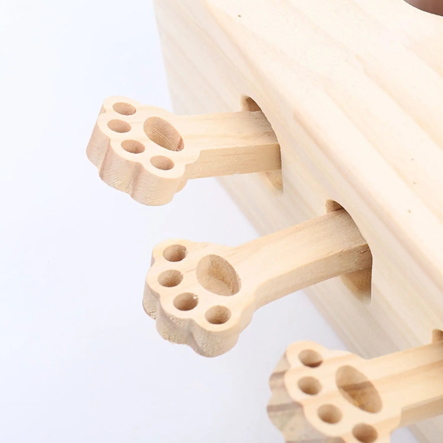Whack-a-Mole Katzenspielzeug aus Holz Mivoza Deutschland