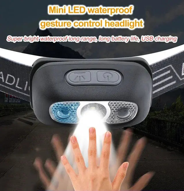 Wiederaufladbare Ultra-Helle LED-Stirnlampe Mivoza Deutschland