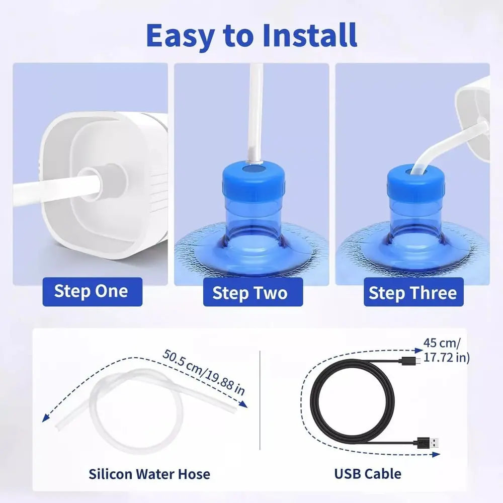 Wiederaufladbare elektrische Wasserpumpen-Dispenser mit USB-Ladung Mivoza Deutschland