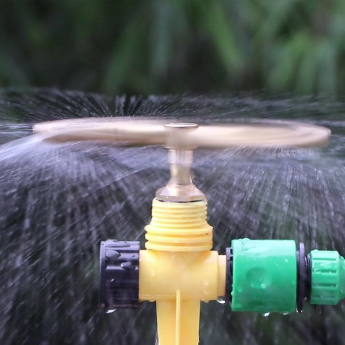 1+1 GRATIS | Kupfer-Rotationsregner mit 3 oder 4 Armen – 360° automatische Gartenbewässerung