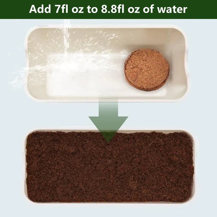 2er-Set Kokoserde Briketts für Pflanzen – organisches Anzuchtsubstrat mit hoher Wasserspeicherung! Mivoza Deutschland