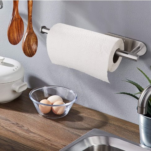 2er-Set Wandmontierter Papierrollenhalter – ohne Bohren, platzsparend & modern! Mivoza Deutschland