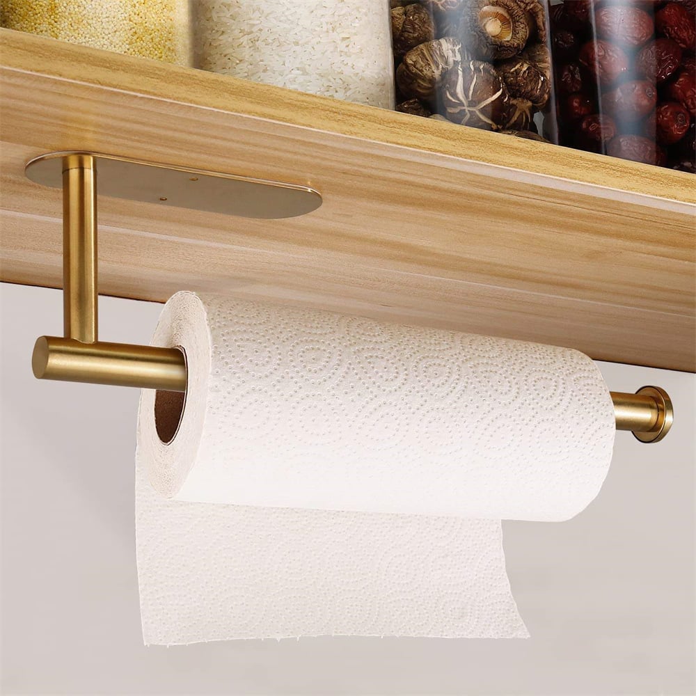 2er-Set Wandmontierter Papierrollenhalter – ohne Bohren, platzsparend & modern! Mivoza Deutschland