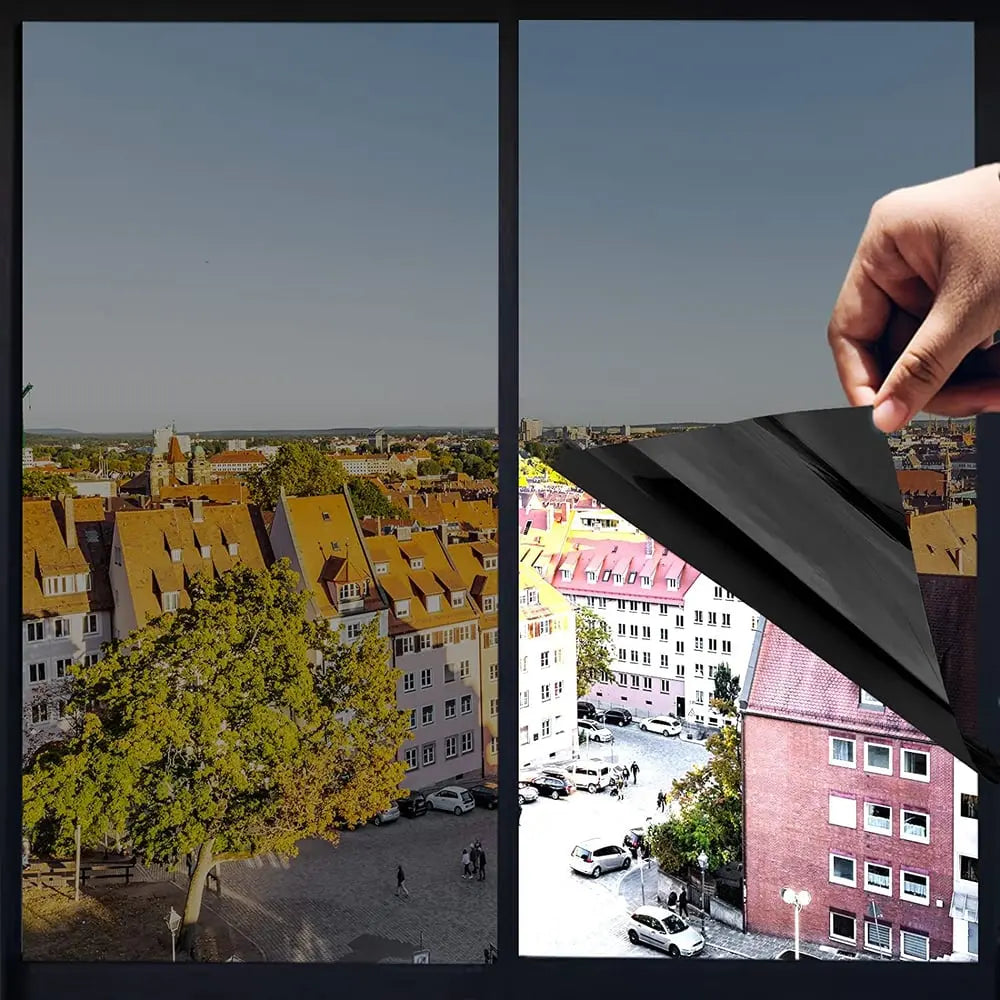 Privatsphäre Sonnenschutz Fensterfolie – Anti-UV Hitzereflektierende Folie Mivoza Deutschland