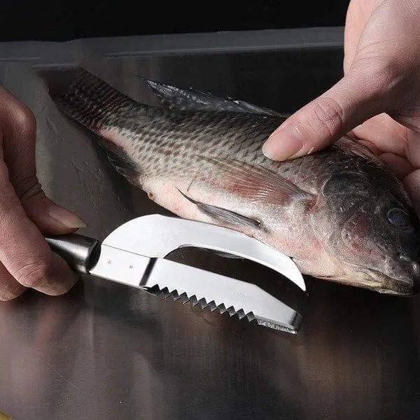 3-in-1 Fischentschupper – Schnelles & Einfaches Entfernen mit Edelstahlklinge Mivoza Deutschland