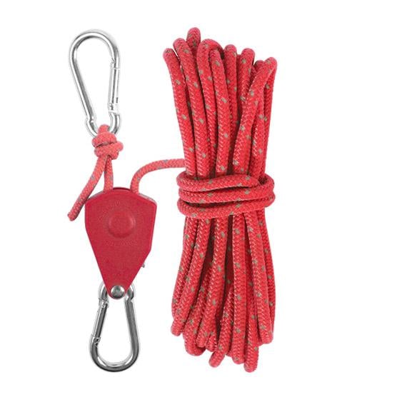1+1 GRATIS | Winddichtes Outdoor-Seil – 5 m Reflektierendes Nylon mit Karabiner Mivoza Deutschland