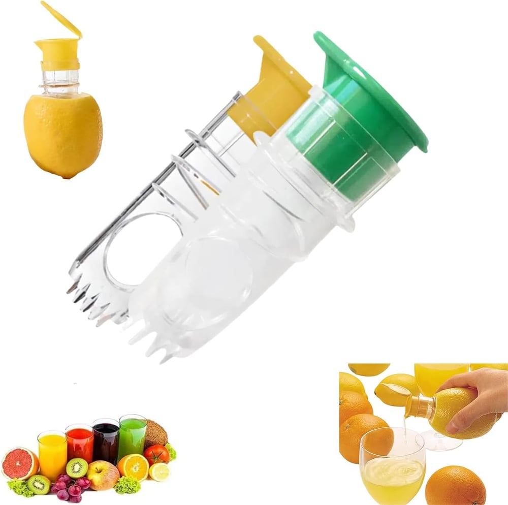 2-teiliges Zitronenpressen-Set mit Schraubaufsatz – Frischer Saft überall & jederzeit! Mivoza Deutschland