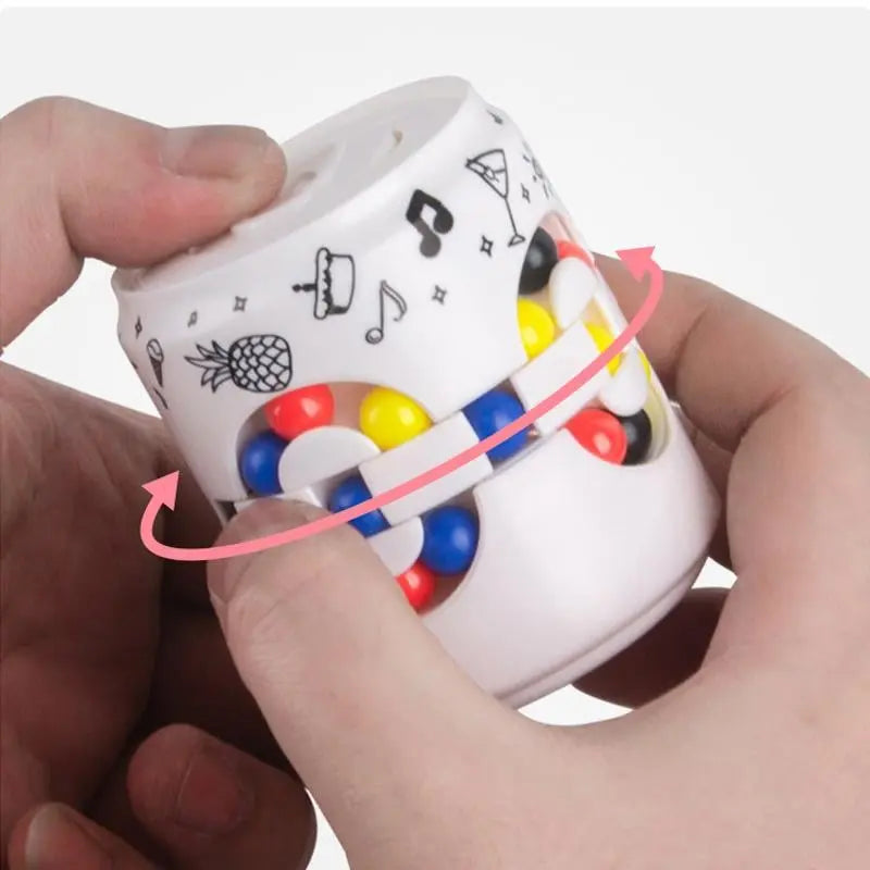 Mehrschichtiger Fidget-Würfel – Stressabbau-Spielzeug mit bunten Rollern Mivoza Deutschland