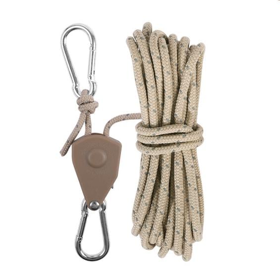1+1 GRATIS | Winddichtes Outdoor-Seil – 5 m Reflektierendes Nylon mit Karabiner Mivoza Deutschland