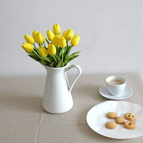 10er-Set Künstliche Tulpen aus Latex – Stilvolle und langlebige Dekoblüten Mivoza Deutschland