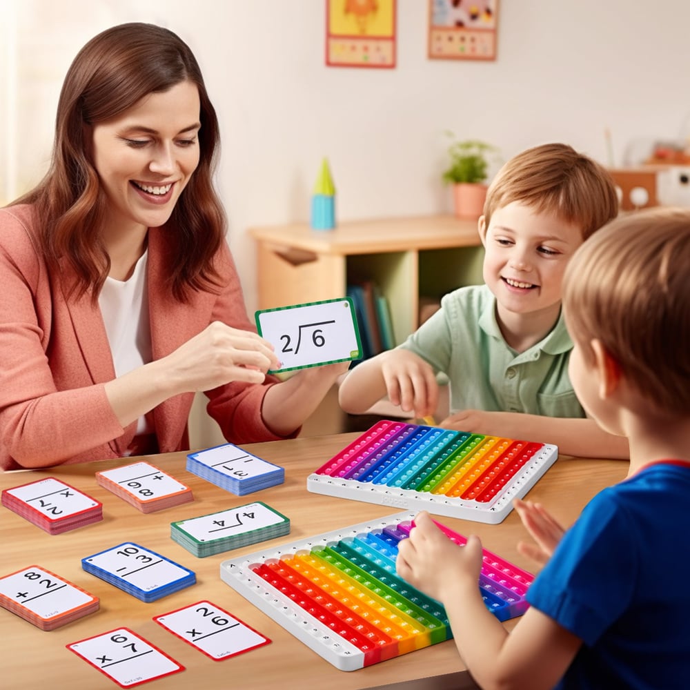 Mathe-Fidget-Spiel – Interaktive Lernkarten mit Pop-It-Funktion! Mivoza Deutschland