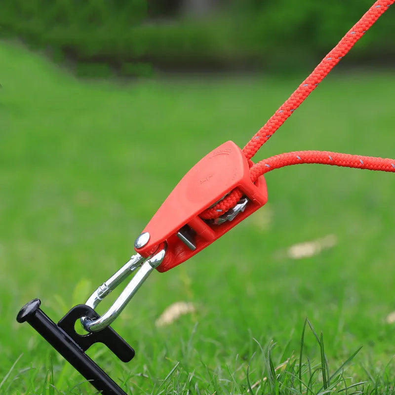 1+1 GRATIS | Winddichtes Outdoor-Seil – 5 m Reflektierendes Nylon mit Karabiner Mivoza Deutschland