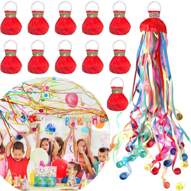 10er-Set Handliche Papier-Streamer – Bunte Deko ohne Konfetti-Chaos Mivoza Deutschland