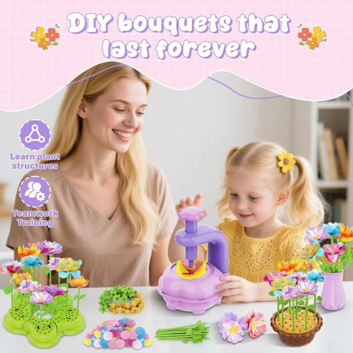 DIY Blumen-Bouquet-Set — Fördert Kreativität & Fantasie der Kinder