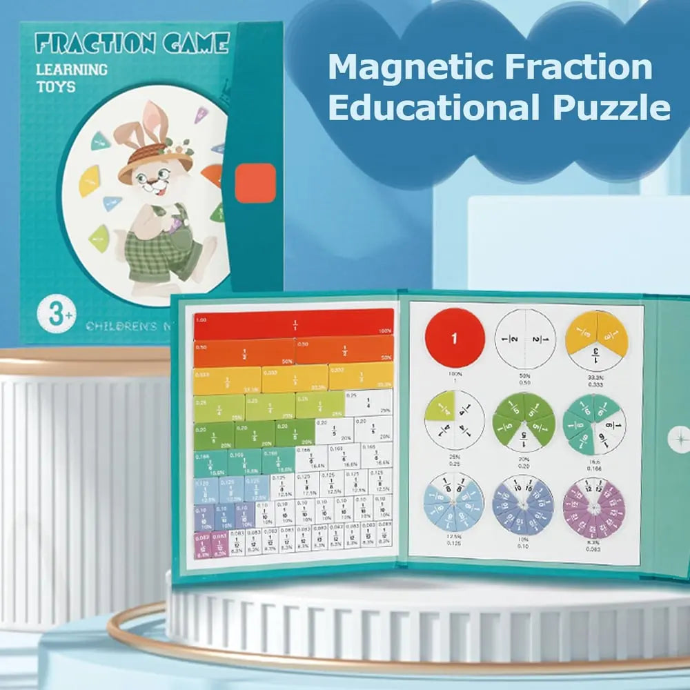Magnetische Bruchlern-Kacheln — Interaktives Mathe-Set für Kinder Mivoza Deutschland