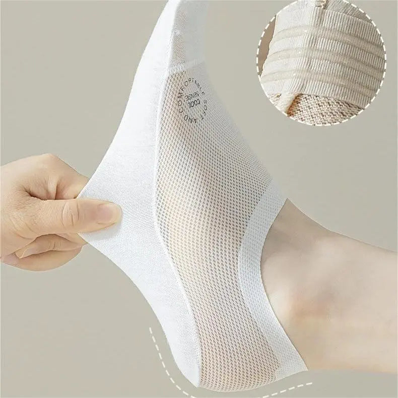 🔥Ultra Thin Liner Socks Non Slip ComBed Cotton No Show Socks Mivoza Deutschland