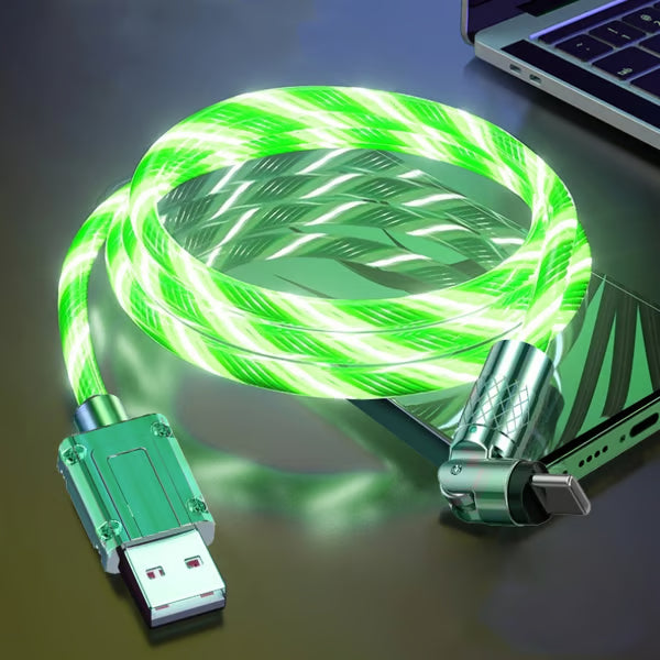 Drehbares Ladekabel — 540° Schnellladung mit LED-Licht Mivoza Deutschland